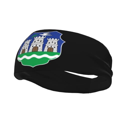 Novi Sad Coat of Arms Headbands for Sports and Fitness