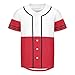 Vnurnrn Monaco Flag Mens Baseball Button Down Jersey Hipster Hip Hop T Shirts