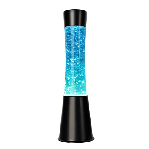 zhrisezlava 16IN Blue Glitter Lamp