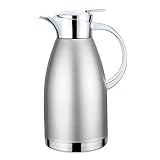 61oz Coffee Carafe Airpot Insulated Coffee Thermos Urn Stainless Steel Vacuum Thermal Pot Flask for