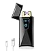 Produktbild DASIAUTOEM Lichtbogen Feuerzeug, Elektro Feuerzeug Geschenk Vatertag Feuerzeug USB Aufladbares Plasma Feuerzeug Winddichte Flammenlose Feuerzeug, Arc Lighter Geschenk für Männer, Papa, Mann, Freundin