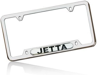 Volkswagen Marco de matrícula de acero pulido Jetta