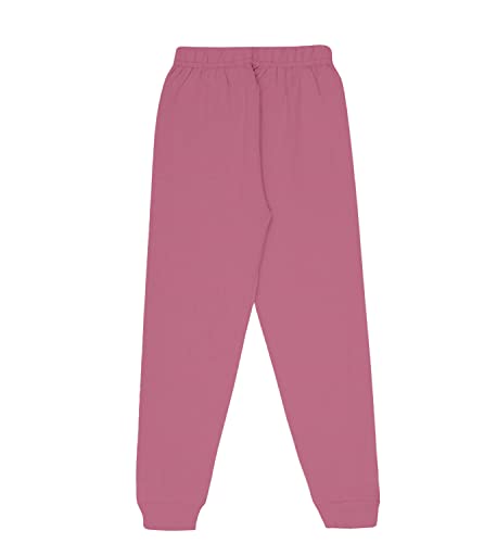 Image of KYDA KIDS Girls 100% Cotton Printed Track Pants with Pocket - Multicolor (Pack of 2)