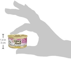 Fancy Feast Wet Cat Food, Sliced, Chicken Hearts & Liver Feast in Gravy, 3-Ounce Can, Pack of 24