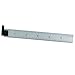 Starrett Spring Tempered Steel Rule with Satin Chrome Finish, Quick Reading and Inch Graduation - 6