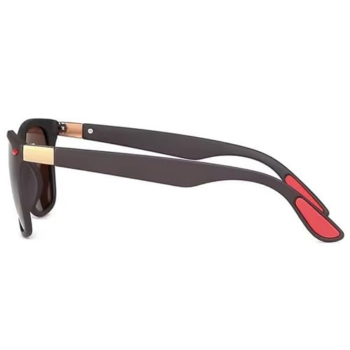 Image of Dervin UV 400 and Polarized Square Sunglasses Shades for Men & Women