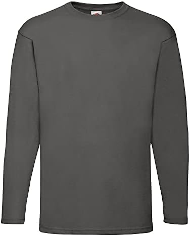 fruit of the loom select long sleeve t shirt