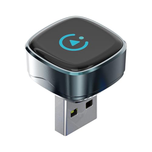 Image of Wireless Carplay Adapter, Suitable for Vehicles Equipped with Cabled CarPlay, Plug and Play Feature enables Fast and Stable CarPlay Wireless Connection, Suitable for 800+ Vehicles (Green)