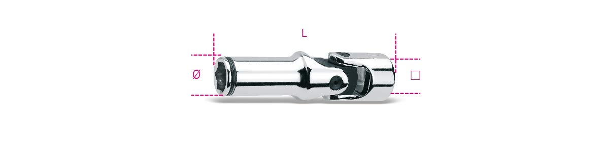 BETA - 960SN 11 - Chiavi 11mm per candelette di preriscaldamento Motori Diesel, Chiave snodata per Candele Professionale per Manutenzione Motori Diesel