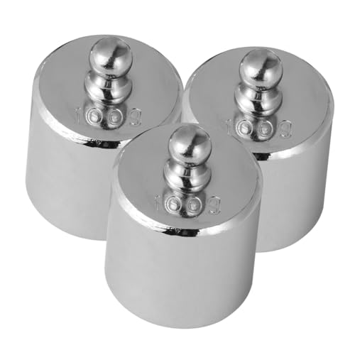 COSMEVIVI Educational Digital Scale Calibration Weights 4pcs 100g Chrome Plated M2 Grade Precision Weighing Tools