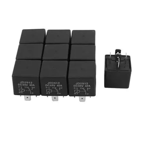 Relé de seguridad JD2912 con bobina de 48V y 40A de 5 pines SPDT para evitar cortes eléctricos en coche