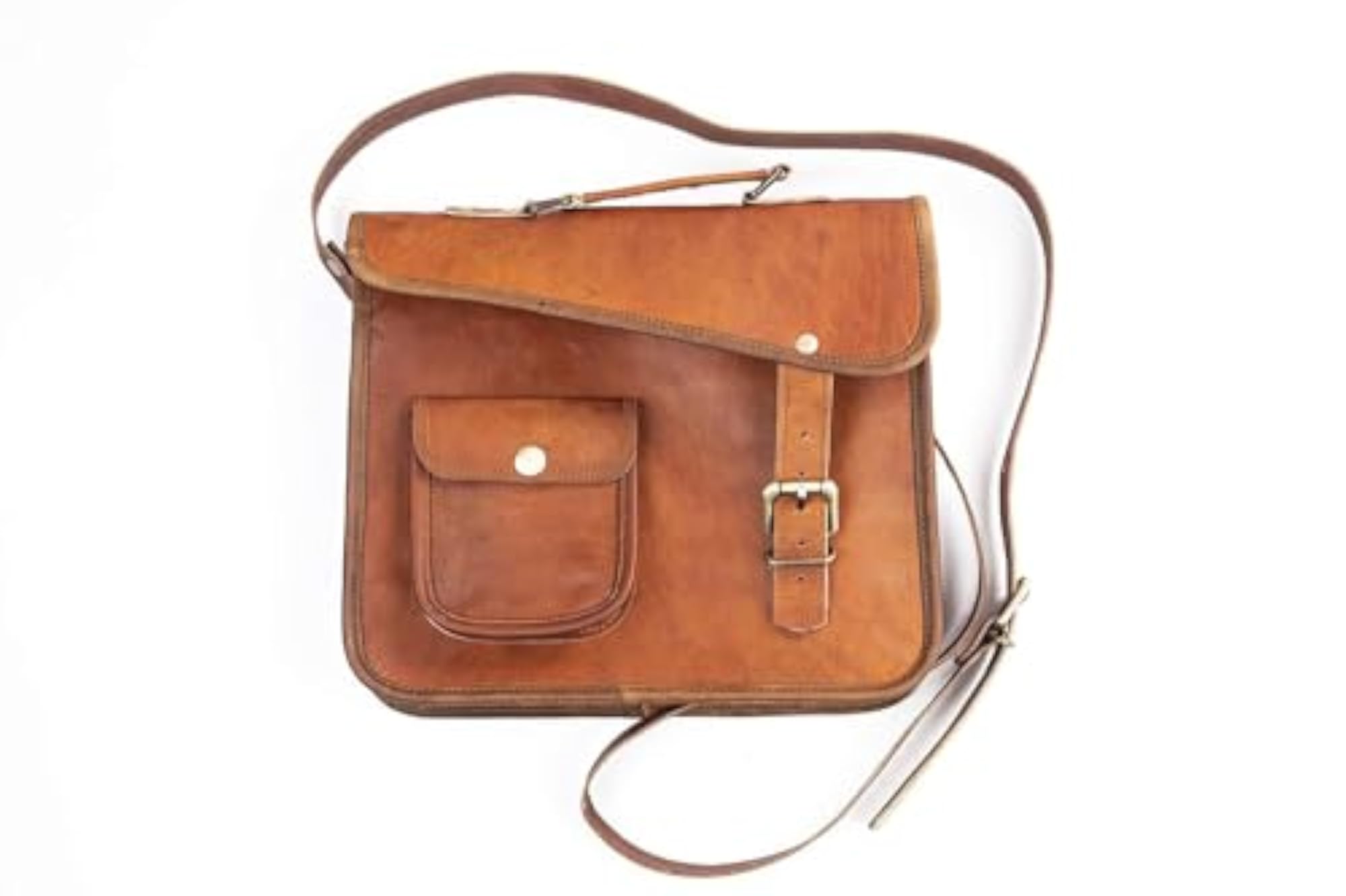 Men's Vintage Genuine Leather Shoulder Messenger Bag