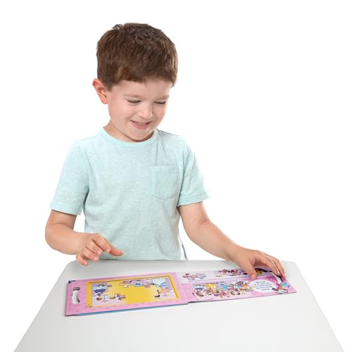 Image of Melissa & Doug Take-Along Magnetic Jigsaw Puzzle Set - Princesses (2 x 15 Piece) Travel Activity Toy for Preschoolers and Kids Ages 3+