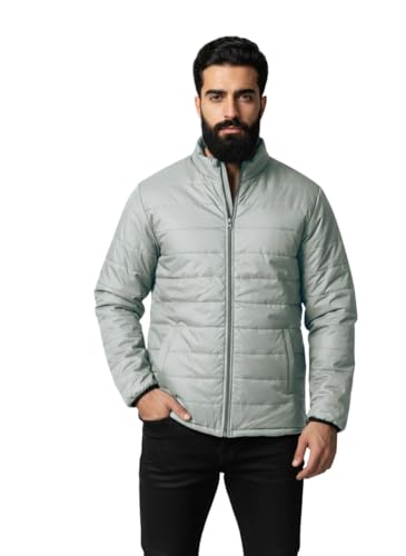 Image of TAGAS JACKET|mans Winter Puffer Jacket| Men's Solid Black Quilted Puffer Jackets | Lightweight Warm Winter Wear | Full Sleeve Front Zip Closure | Casual Outdoor Travel Jacket for Men