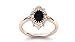 Oval Cut Black Diamond Wedding Ring for Women | 1CT-3CT Solitaire Antique Black Engagement Ring | Handmade Moissanite/Onyx Jewelry | Silver/Gold Anniversary Ring for Her/Gifts (Main Stone : 3.00 Carat)