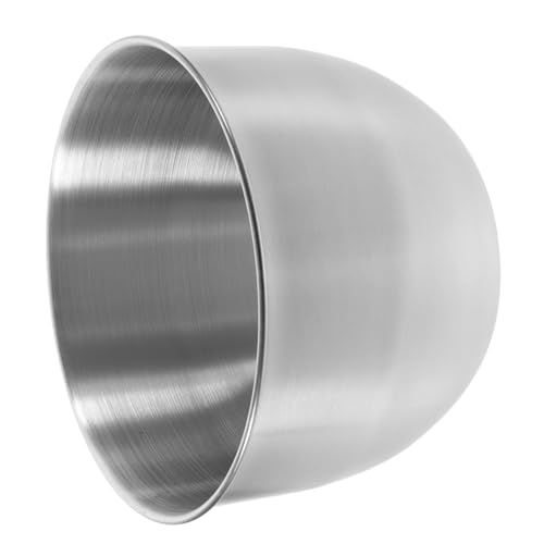 LOLIPPYY ステンレス製深型ミキシングボウル 小型 食品グレード耐久性 高さ可能 防滴設計 キッチン調理用サラダ 生地混ぜ容器