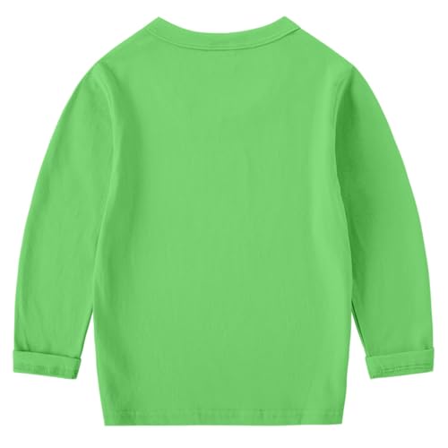 Toddler Baby Solid Crewneck Sweatshirt Pullover Infant Boys Girls Cotton Shirt Basic Warm Undershirts Blouse Bottom Tops2