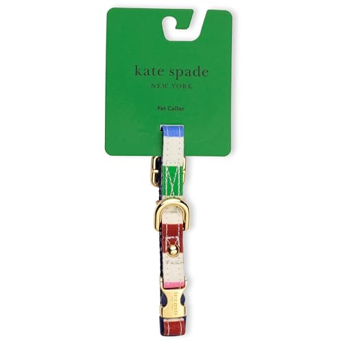 Kate-Spade-New-York-Cute-Dog-Collar-Metal-Buckle-Adjustable-for-Female-Male-Dogs