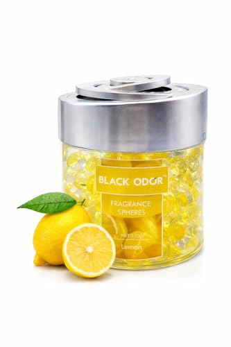Image of ODOR Fragrance Spheres - Jelly Ball Air Freshener for Home, Office, and Car (Wish Scent, 70g) (Yellow)
