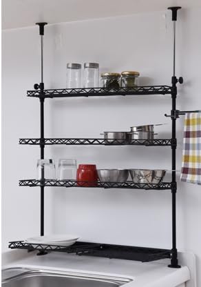 キッチン　突っ張りラック 楽天市場】シンク上 つっぱり ラック 幅60 TKRO-604* シンク上