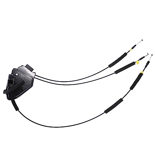 Image of ACROPIX Rear Right Side Door Latch Actuator with Cable Assembly Fit for Nissan Pathfinder 2.5L 3.5L - Pack of 1 Black
