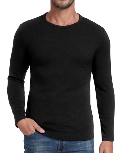 Sailwind Mens Wool Base Layer Long Sleeve Undershirts Crewneck Thermal Shirt2