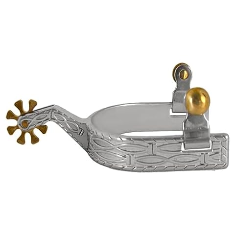 Aime Imports Western SS Barbwire 8pt Mens Spurs Cover