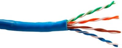 BELDEN WIRE&CABLE 2412006A1000 4 PAIR 23 GAUGE CMR RATED - BLUE - 1M'