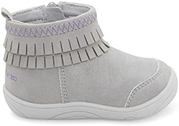 Stride Rite 360 Girls Bianca First Walker Shoe, Grey, 5 Infant US | Image 3