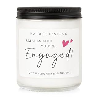 Engagement Gifts for Couples, Engagement Candle Gifts, Thoughtful Engagementgift for Her, Bride to Be Gift, Wedding Gift for Couples Wedding Day Congratulation, Funny Candle 3.5 oz