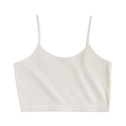 FIN86 Kids Girls Underwear Cotton Bra Vest Children Underclothes Sport Undies Clothes,Winter Autumn Clothes White