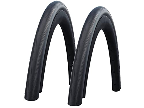 Ziegenpeter Schwalbe Lugano II K-Guard - Neumáticos de alambre (2 unidades, 700 x 25 cm), color negro