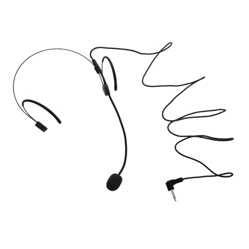 VANZACK Singing Headset Microphone Comfortable Lightweight Design for Teachers and Tour Guides Sound Ergonomic Fit Portable Voice Amplifier for Dynamic Use