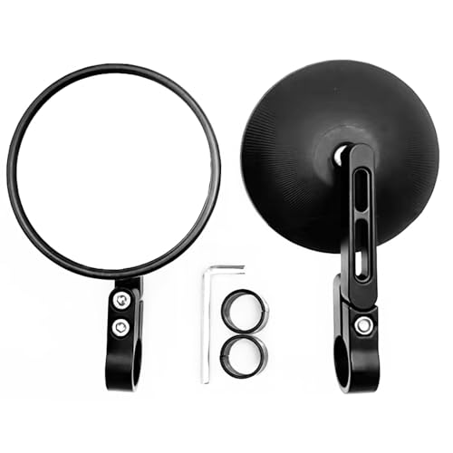 Lotvic Espejos Moto, Retrovisores Moto Homologados, Par de Espejos Retrovisores Universales para Moto, ATV, Bicicletas