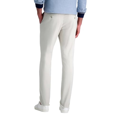 Haggar Men's Life Khaki Slim Fit Flat Front Flex Pant3