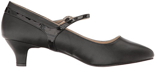Pleaser Pink Label Women's Fab425/Bpu-Pt Dress Pump, Black Faux Leather-Pat, 13 M Us #TOP5