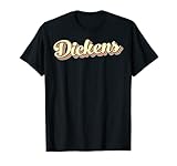 Photo Gallery maglietta dickens retro art baseball font vintage maglietta Photo Gallery maglietta dickens retro art baseball font vintage maglietta