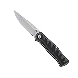 CRKT Ruger Crack-Shot Compact EDC Folding Pocket Knife: Assisted Opening Everyday Carry, Plain Edge Blade, Fire Safe Thumb Stud, Locking Liner, Textured Non Slip Handle, Pocket Clip R1205