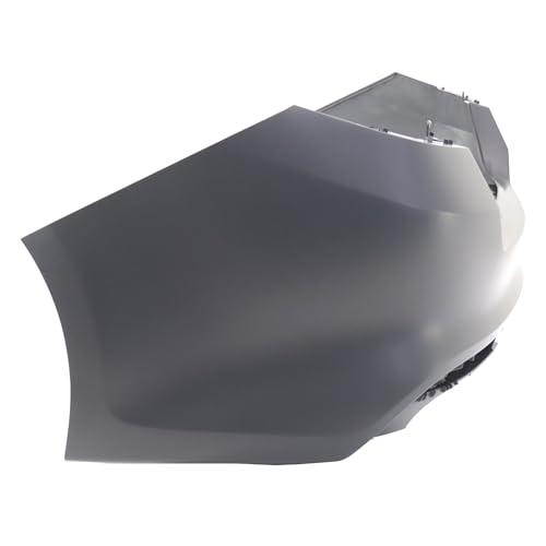 Image of Compatible with Kia Optima 2016-2018 Rear Bumper Cover | Primed, Without Parking Sensor Holes, Sedan, Ready to Paint, OEM 86611D5000, KI1100204