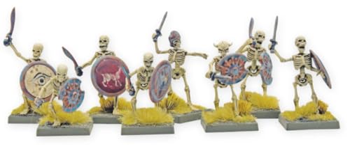 Warlord Games 28mm Plastic Undead Skeleton Warriors - Fantasy Wargaming/Tabletop Miniatures, White and Black, Small - Image 2