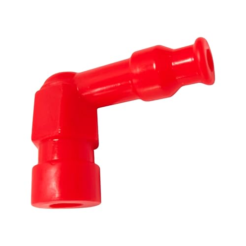 cyclingcolors Antiparasite capuchon de bougie étanche connecteur câble allumage moteur moto scooter quad tondeuse tracteur mobylette dirt bike, Rouge