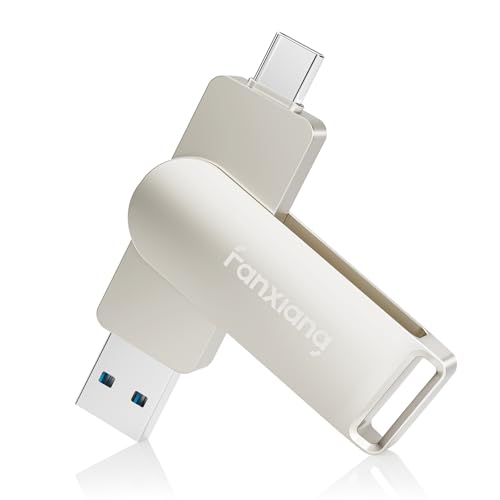 SSD Esterno KEXIN 512 GB USB-C E USB-A – Velocità Fino A 1050 MB/s, Design Rotativo, Plug & Play, Per IPhone 15/16/17, Tablet, Laptop E PC