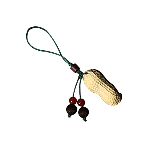 KUYWLMKMZZ Llavero Lindo de la Forma de Cacahuete, Llavero Conveniente del Coche, Mochila y Bolso Colgante, Llavero Hermoso y Duradero (Color : A, Size : S) Cover