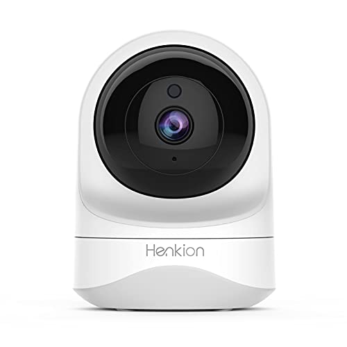 Henkion WiFi Security Camera,1080P Baby Monitor Indoor Camera Pan/Tilt Home IP Camera, IR Night Vision, 2-Way Audio, Motion Detection-Works with Alexa, Smart Wireless Cam for Kids Pet Nanny Camera