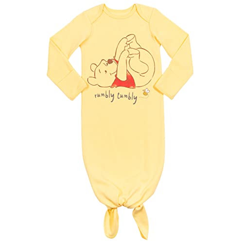 Disney Winnie The Pooh Newborn Baby Boys Sleeper Gown And Hat 0-6 Months #TOP3