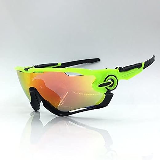 UBERSWEET® color 11, 5 Lens5 Lens JBR Polarized Cycling Glasses Goggles Racing Men Cycling Sunglasses UV400 Cycling Eyewea...