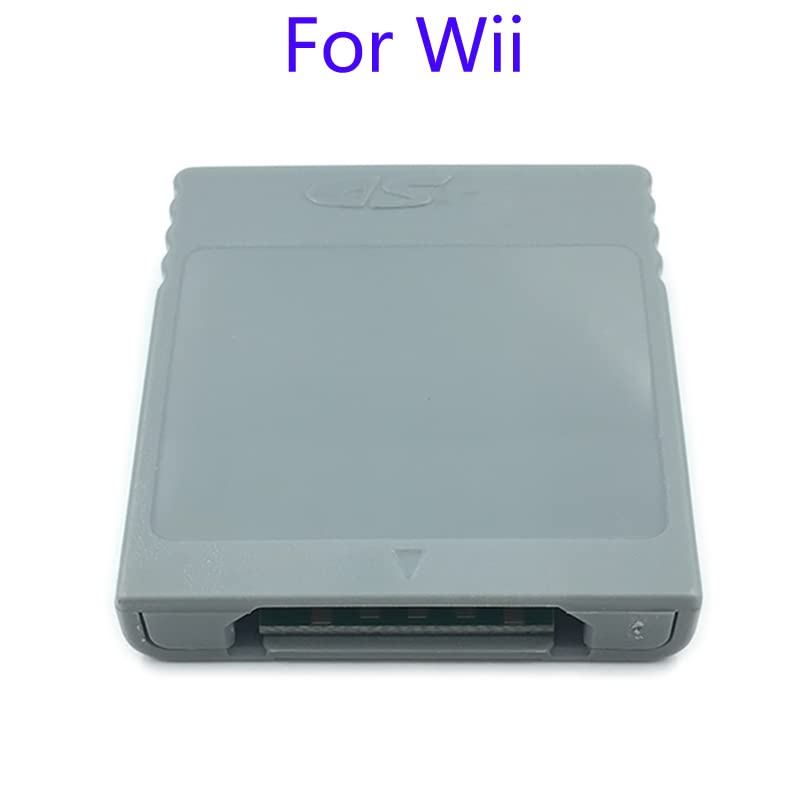 YANHAO [Parti di Videogiochi] 2Pcs SD Flash Scheda di Memoria WISD for Nintendo Wii Adattatore Convertitore Adattatore Lettore di Schede for Wii GC Gamecube Console di Gioco [Sostituire]
