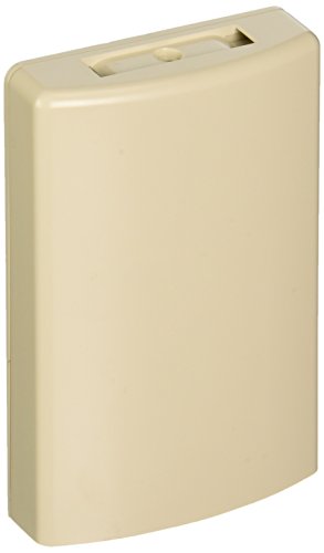 Hubbell Wiring Systems TPF1OW Secure-IT 1-Gang Tamper-Resistant Face Plate, 4-Port, Office White