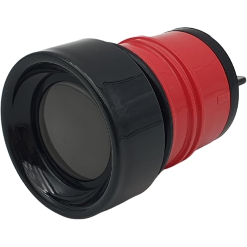 NaschLager Deckel kompatibel mit Emsa Bludrop SS-520018 Ersatzverschluss Trinkflasche 0 5 L Color Sleeve Thermoflasche 500 ml schwarz rot Ersatzteil Druckverschluss rundum Trinken