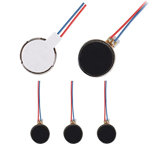 BOJACK 5PCS Mini Vibration Motors DC 3V 12000rpm 10mmx3mm Flat Coin Button-Type Micro DC Vibrating Motor for Mobile Cell Phone Pager Tablet Household Appliances Deal